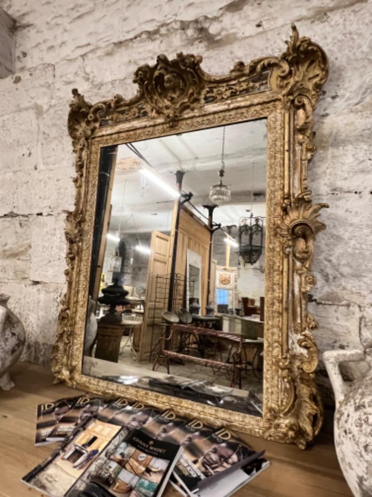 Baroque mirror, late 19th century