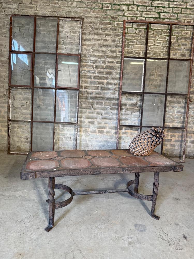 BRUTALIST COFFEE TABLE, MID-20TH CENTURY