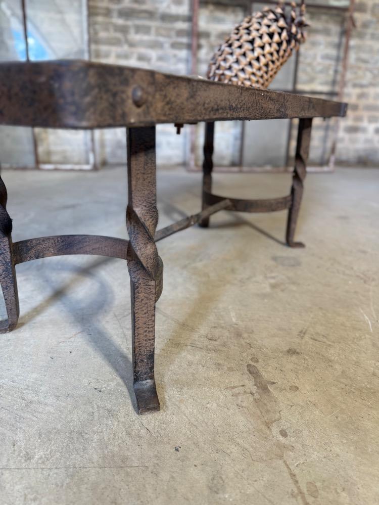 BRUTALIST COFFEE TABLE, MID-20TH CENTURY