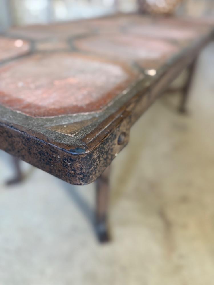 BRUTALIST COFFEE TABLE, MID-20TH CENTURY