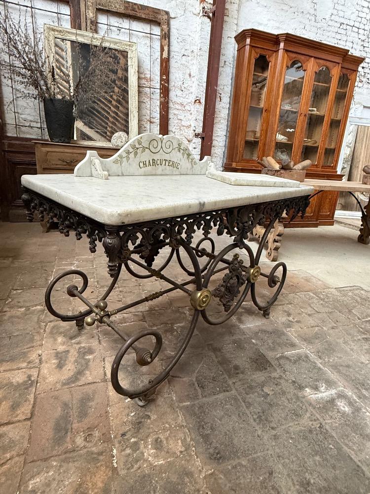 BUTCHER'S TABLE, LATE 19TH CENTURY