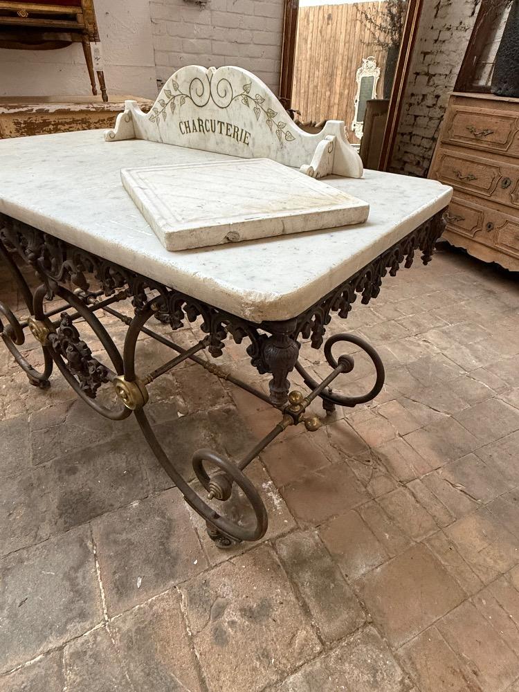 BUTCHER'S TABLE, LATE 19TH CENTURY