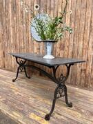 Cast iron bistro table, early 20th century 