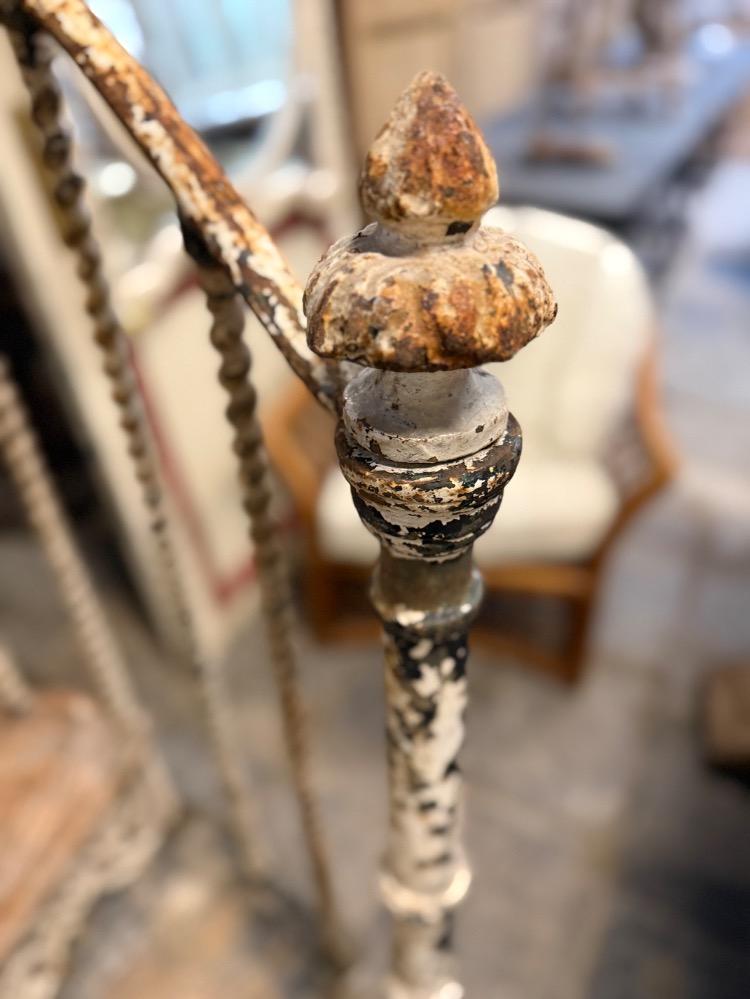 CAST IRON SPIRAL STAIRCASE, LATE 19TH CENTURY