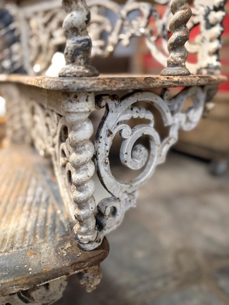 CAST IRON SPIRAL STAIRCASE, LATE 19TH CENTURY