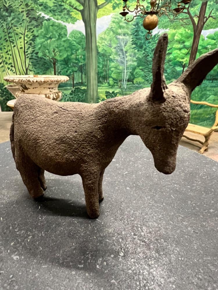 Ceramic donkey, mid-20th century