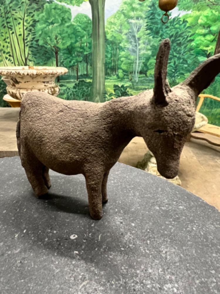 Ceramic donkey, mid-20th century