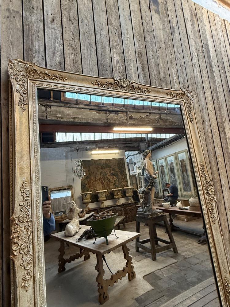CHARLES X STYLE MIRROR, MID-19th CENTURY