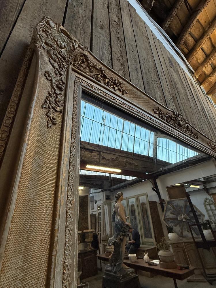 CHARLES X STYLE MIRROR, MID-19th CENTURY