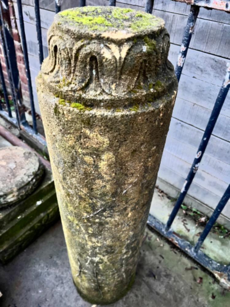 Column with its 18th century basin