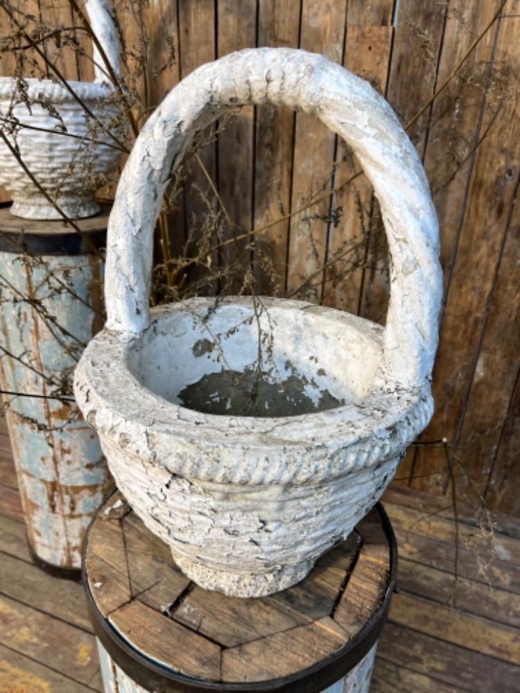 Concrete baskets, early 20th century