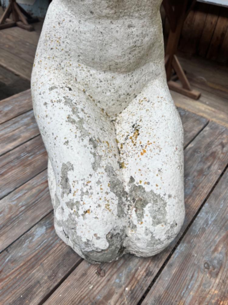 Concrete garden statue, early 20th century