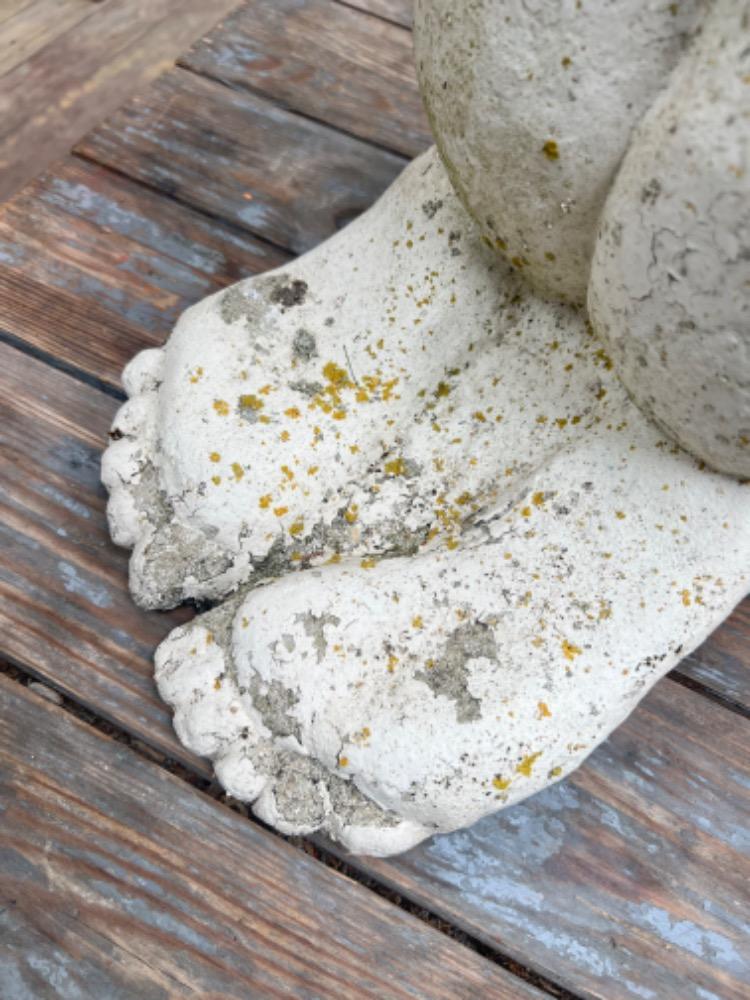 Concrete garden statue, early 20th century