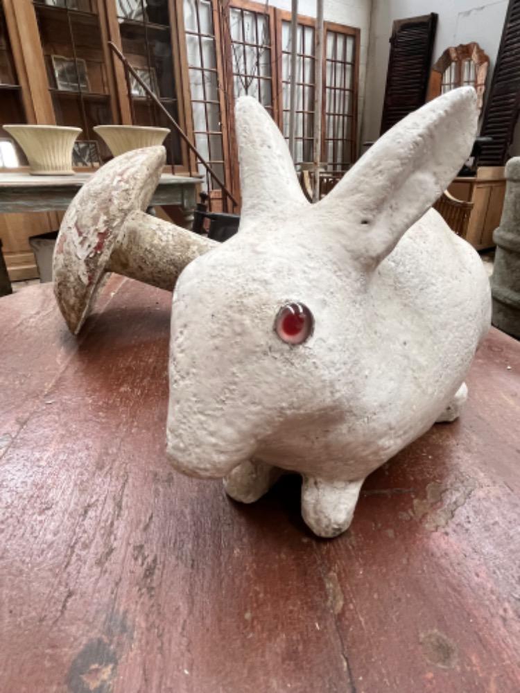 Concrete rabbit, mid-20th century