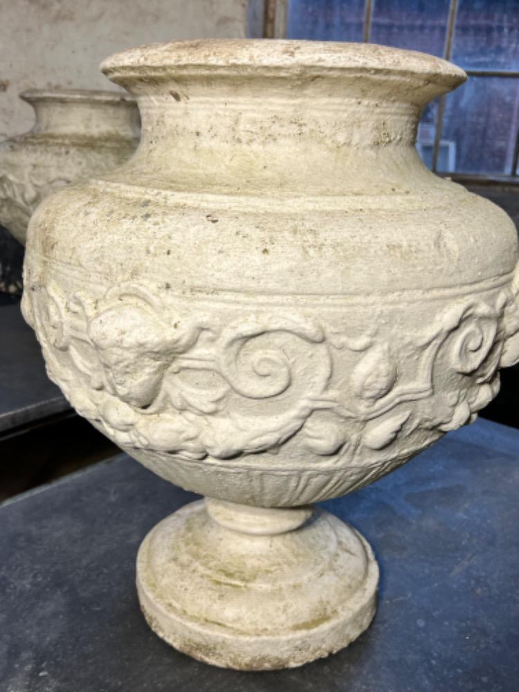 Concrete vases, early 20th century