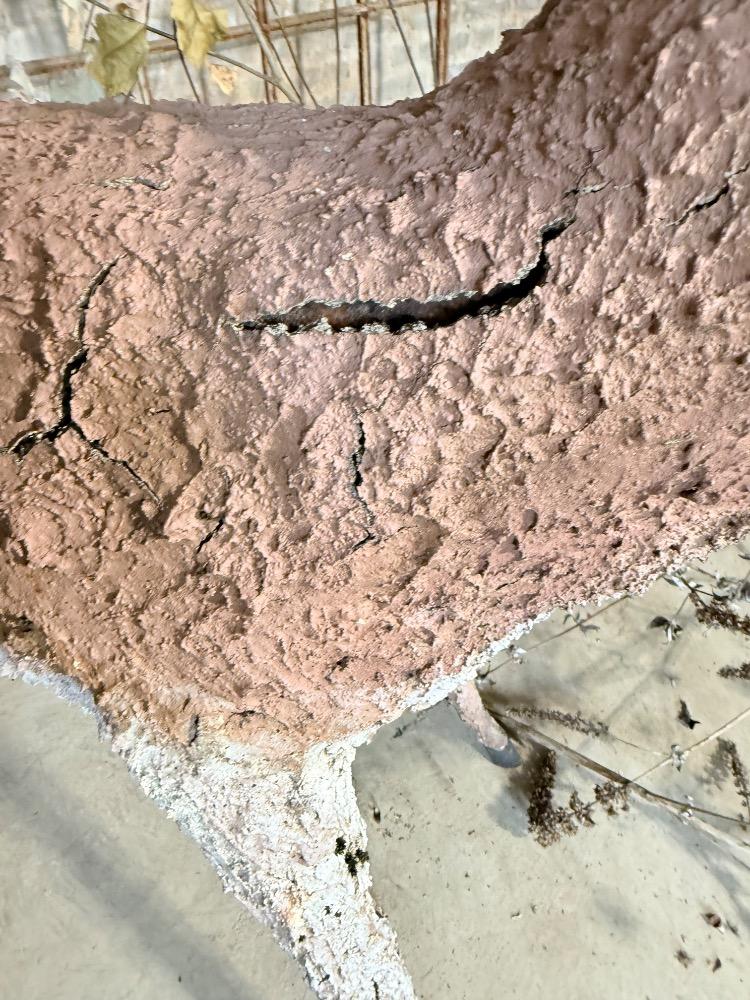 DECORATIVE METAL DEER, MID-20TH CENTURY