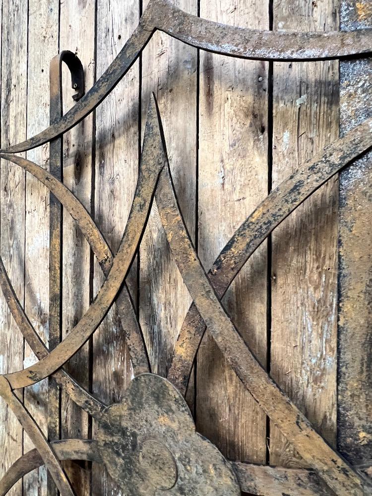 Decorative wall iron, early 20th century 