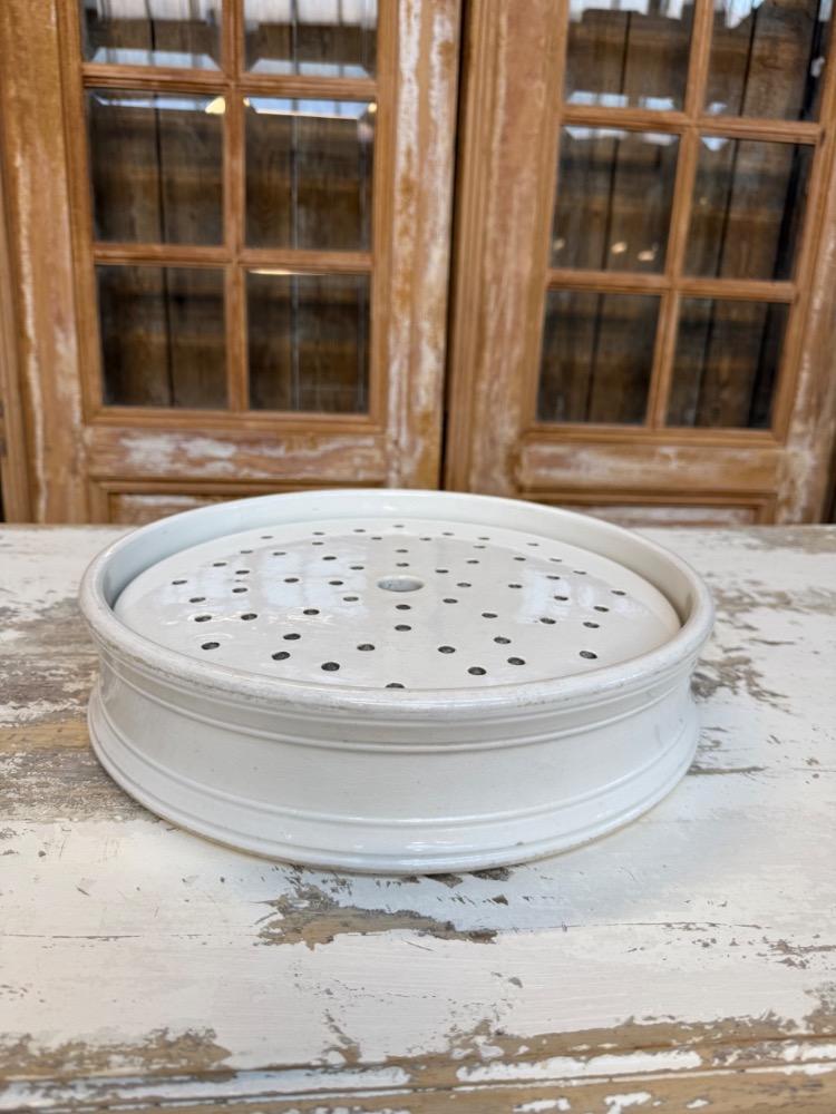 EARTHENWARE DRAINING TRAY, EARLY 20th CENTURY