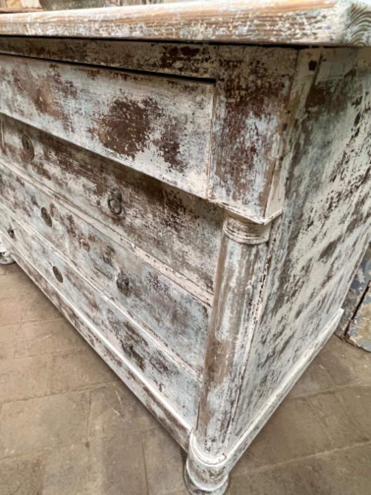 Empire style chest of drawers, late 19th century