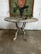Garden pedestal table, early 20th century 