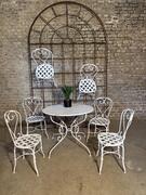 GARDEN SALON SET, EARLY 20TH CENTURY