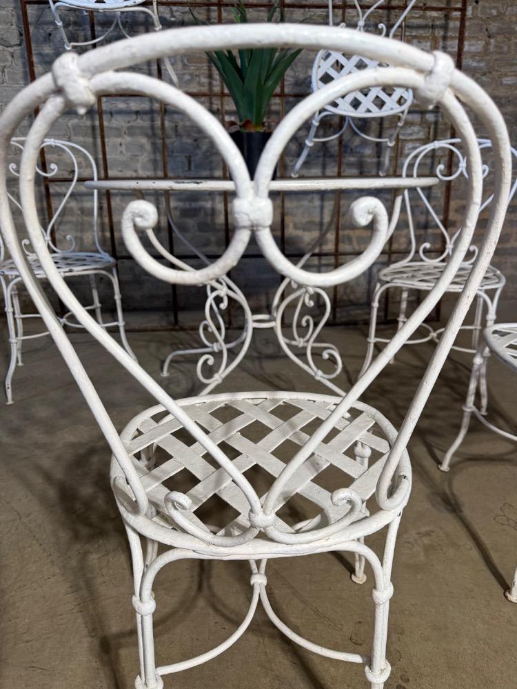 GARDEN SALON SET, EARLY 20TH CENTURY