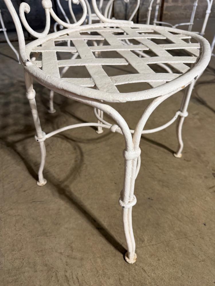 GARDEN SALON SET, EARLY 20TH CENTURY