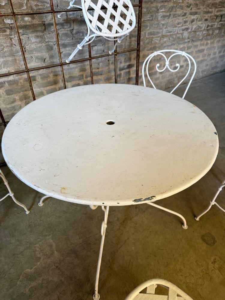 GARDEN SALON SET, EARLY 20TH CENTURY