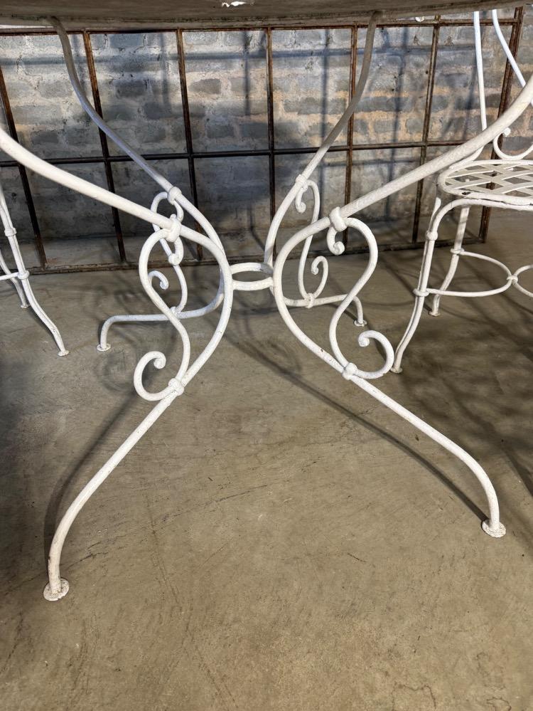 GARDEN SALON SET, EARLY 20TH CENTURY