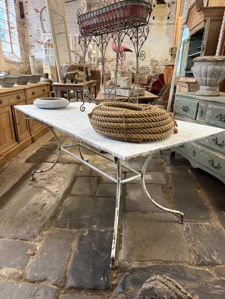 GARDEN TABLE, MID-20TH CENTURY