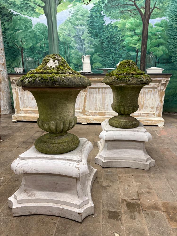 GARDEN VASES, 18TH CENTURY