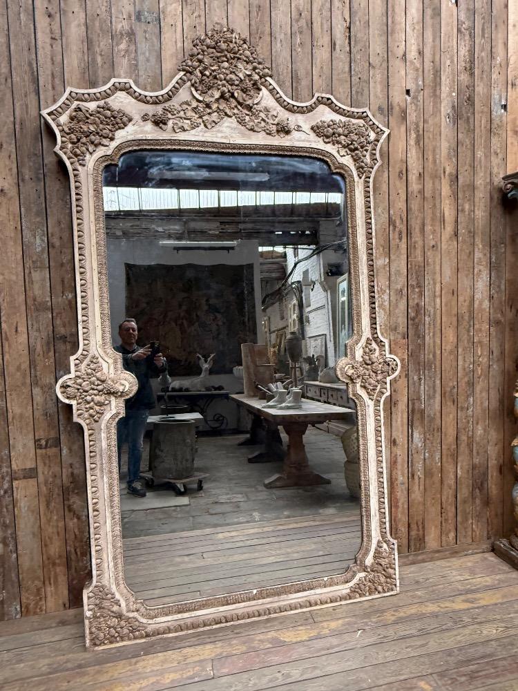 HUGE NAPOLEON III MIRROR, 19TH CENTURY