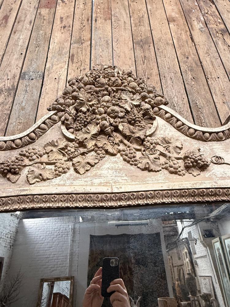 HUGE NAPOLEON III MIRROR, 19TH CENTURY