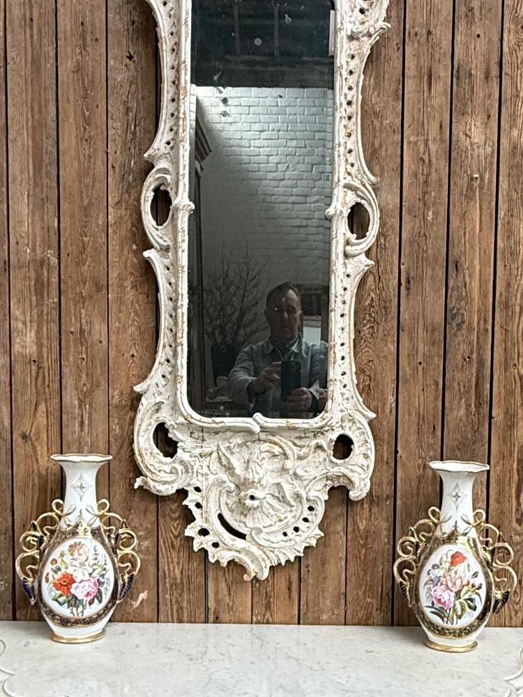ITALIAN WALL MIRROR, LATE 19TH CENTURY