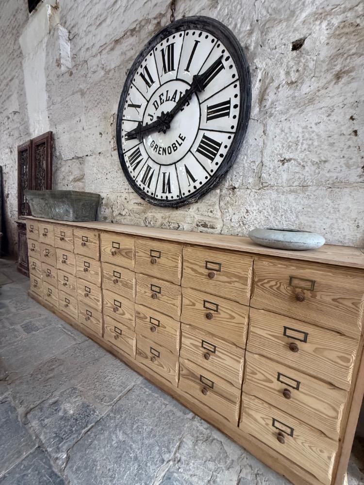 Large church clock, 19th century 