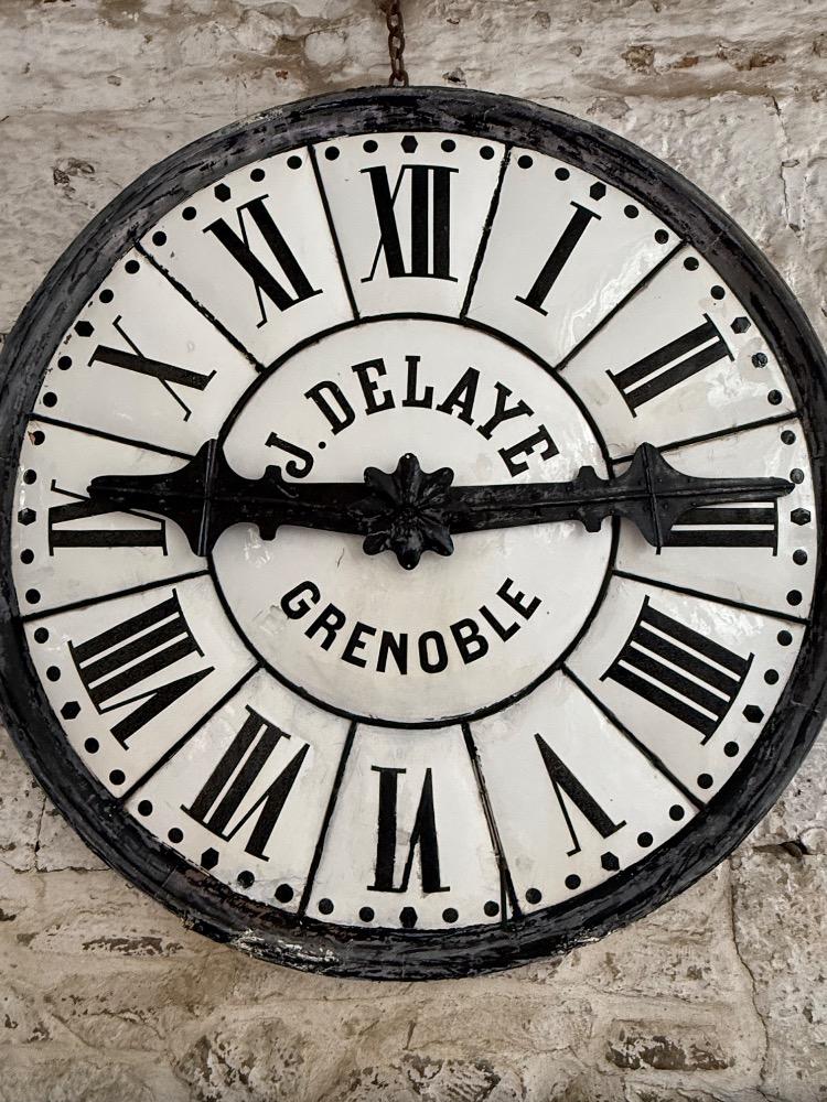 Large church clock, 19th century 