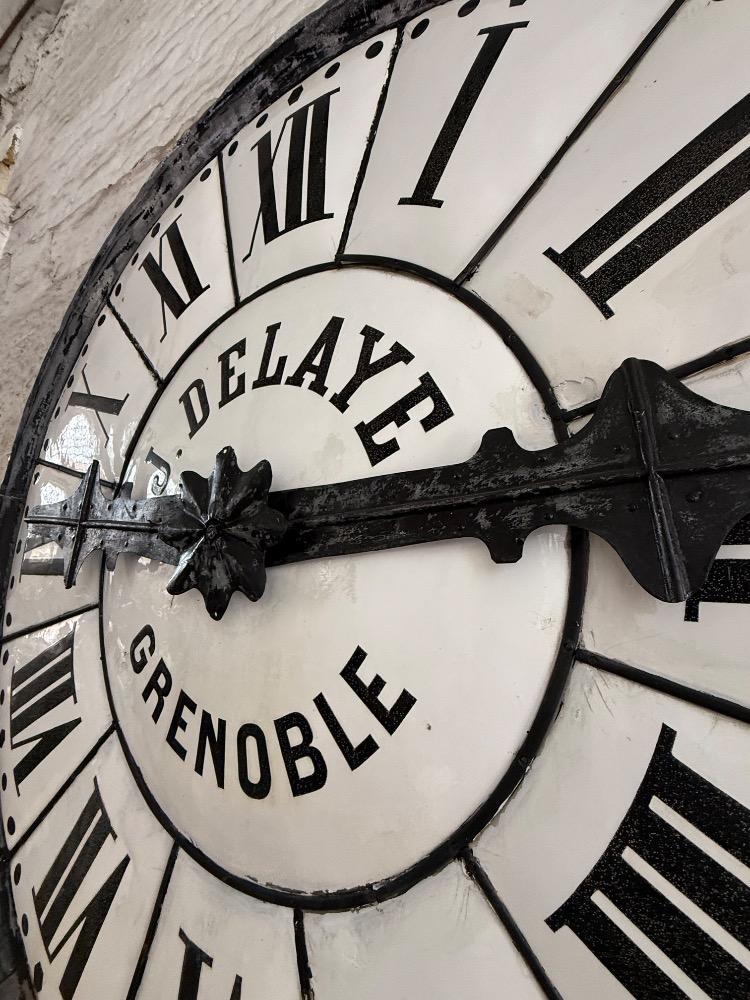 Large church clock, 19th century 