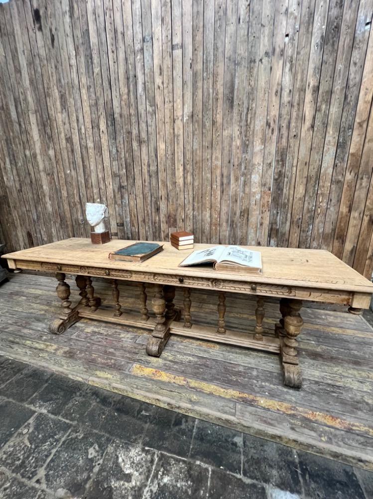 Large library table, early 20th century