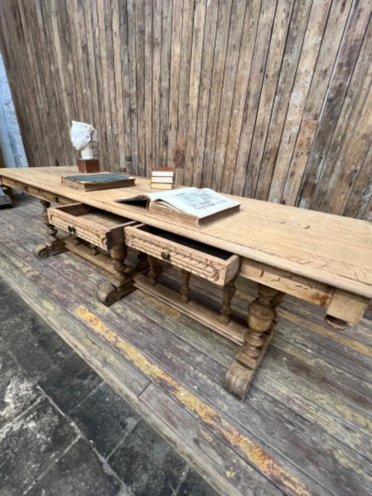 Large library table, early 20th century