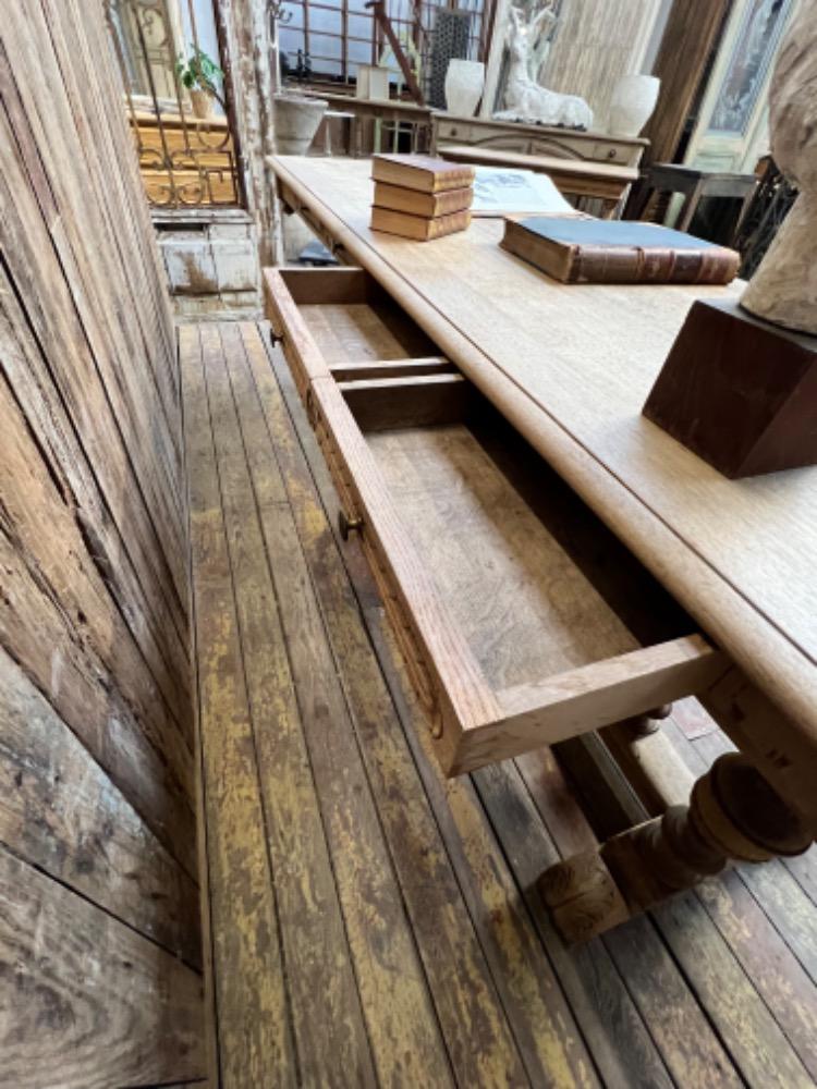 Large library table, early 20th century