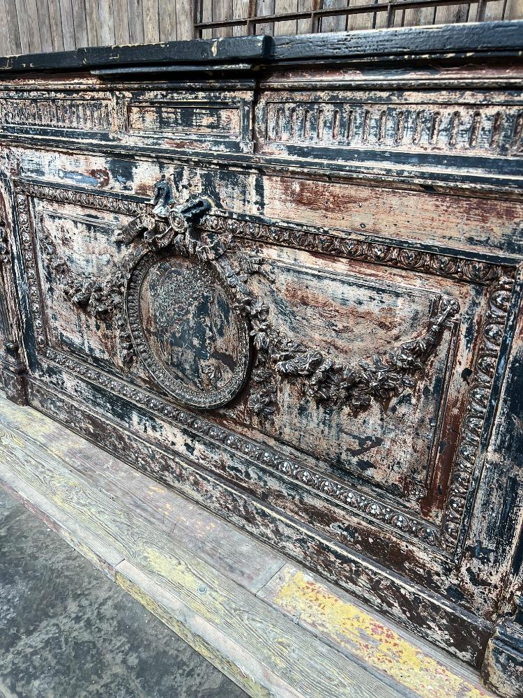 Large Louis XVI counter, late 19th century