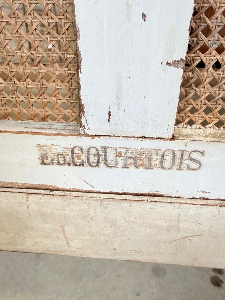 LARGE NAPOLEON III BENCH SEAT, 19TH CENTURY