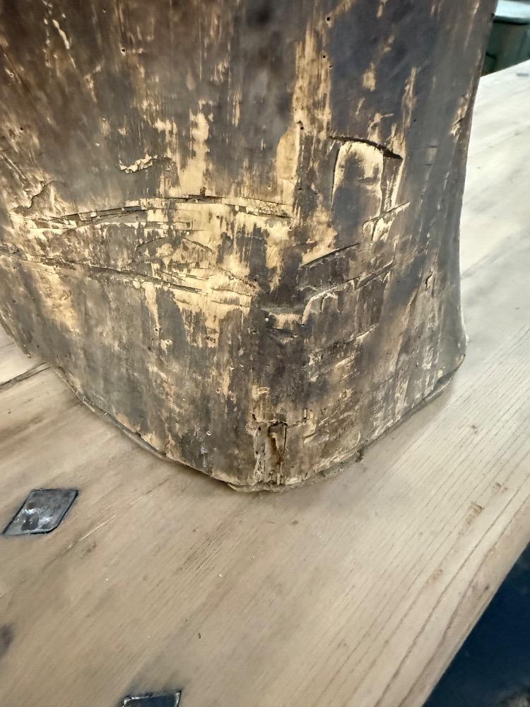 LARGE PRIMITIVE WOODEN PLANTER, EARLY 20TH CENTURY