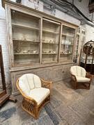 LARGE SHOP CABINET, LATE 19TH CENTURY