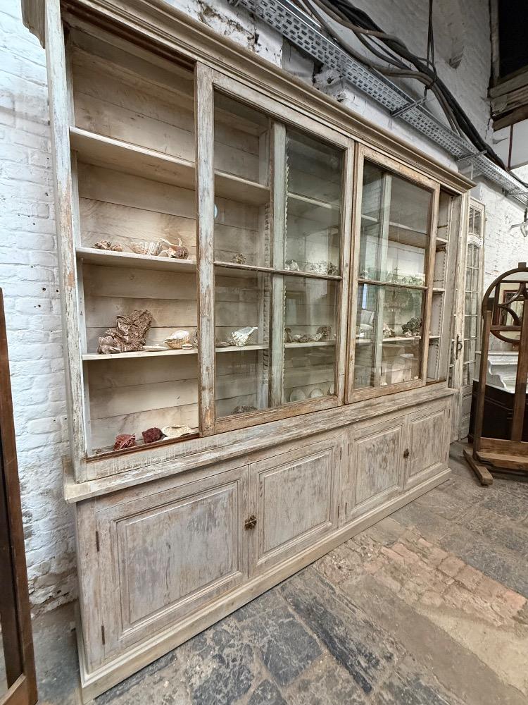 LARGE SHOP CABINET, LATE 19TH CENTURY
