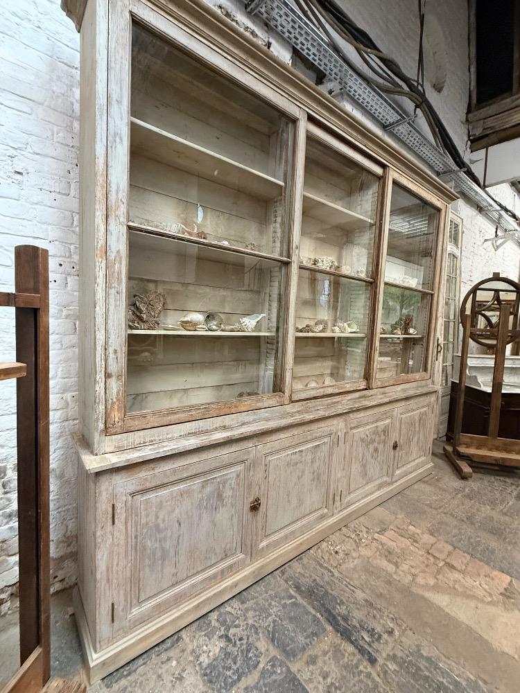 LARGE SHOP CABINET, LATE 19TH CENTURY