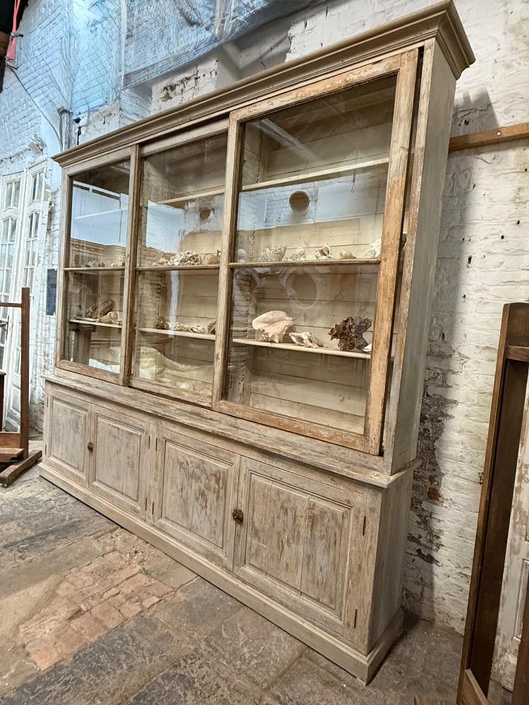 LARGE SHOP CABINET, LATE 19TH CENTURY