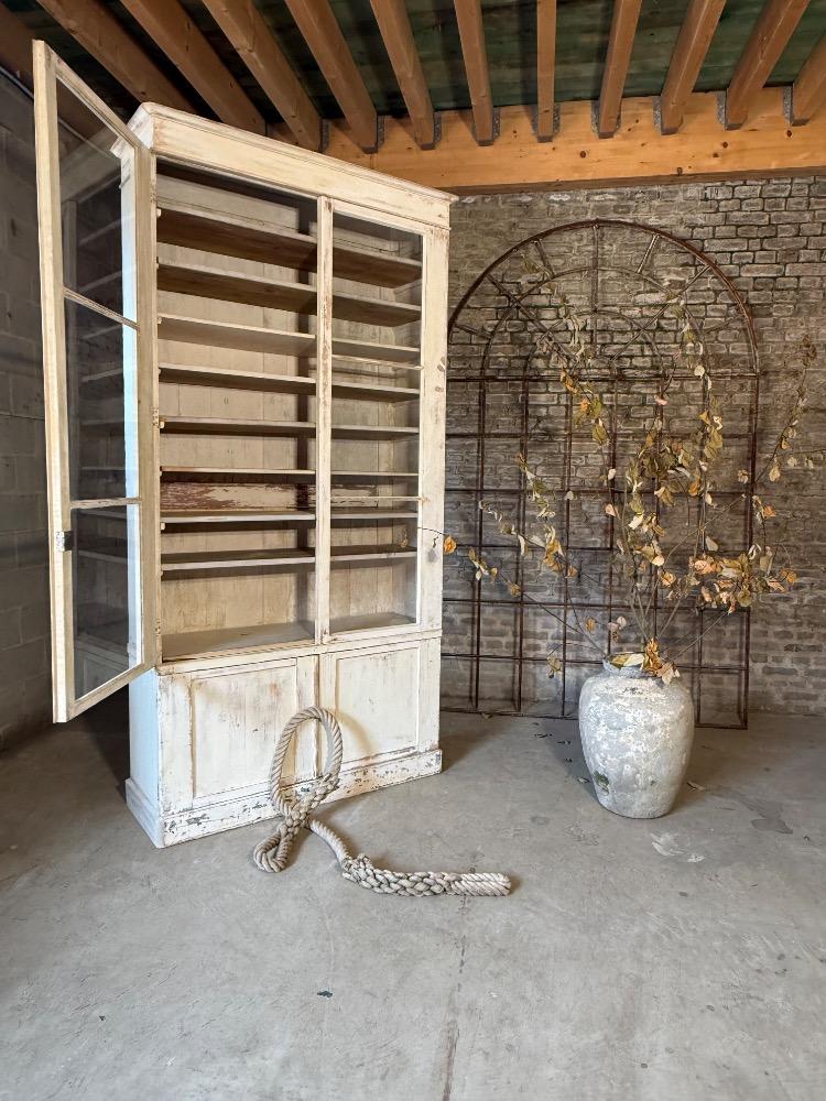 LARGE SHOP DISPLAY CABINET, LATE 19TH CENTURY