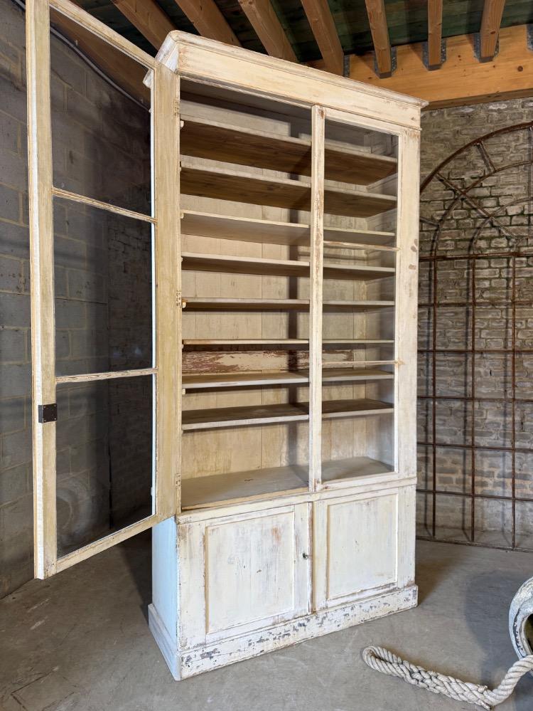 LARGE SHOP DISPLAY CABINET, LATE 19TH CENTURY