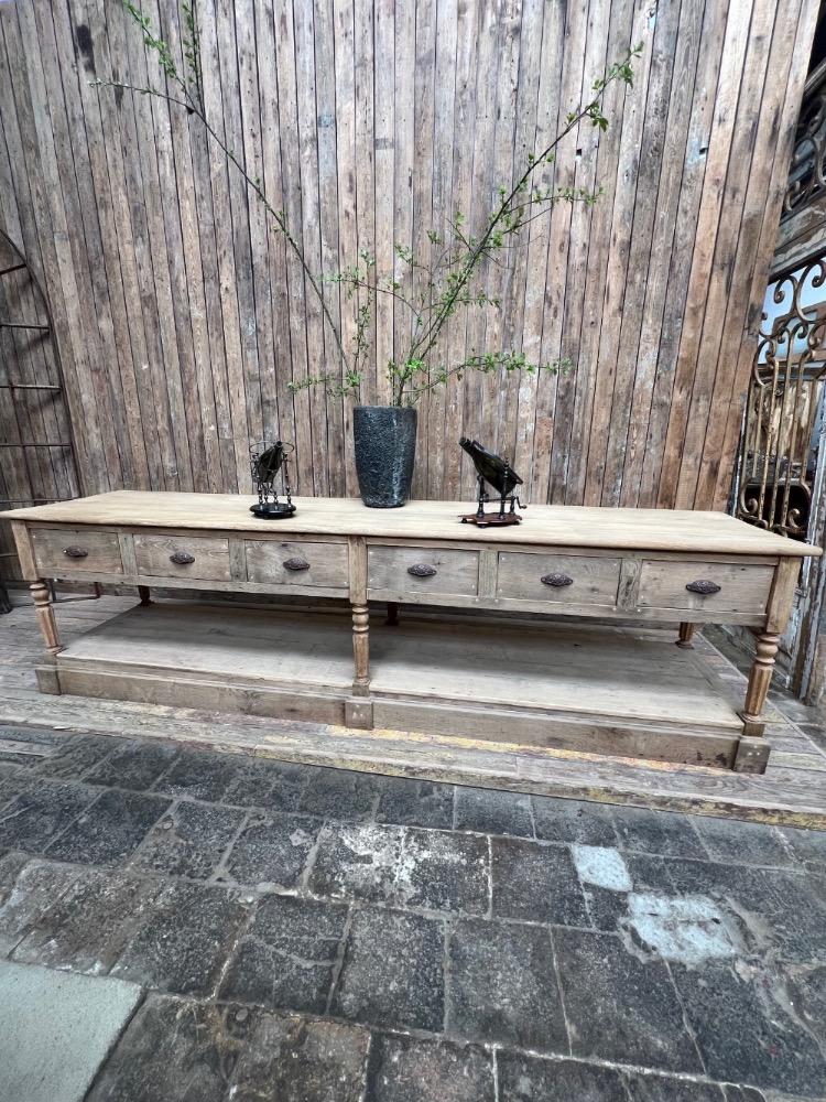 Large silk table, early 20th century 